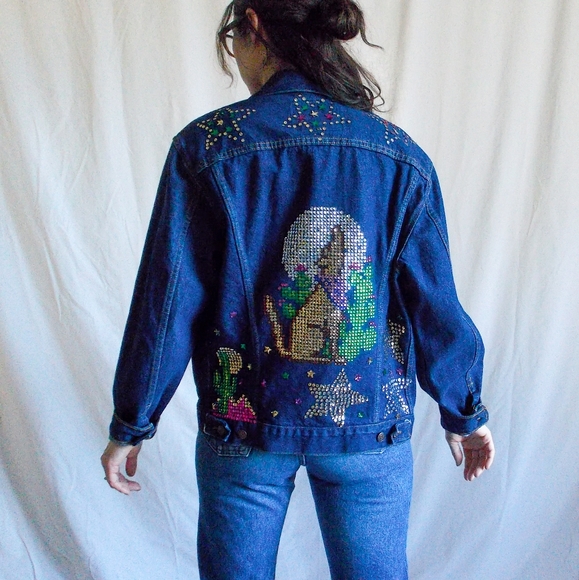 Levi's Jackets & Blazers - Sequins Coyote Denim Jacket